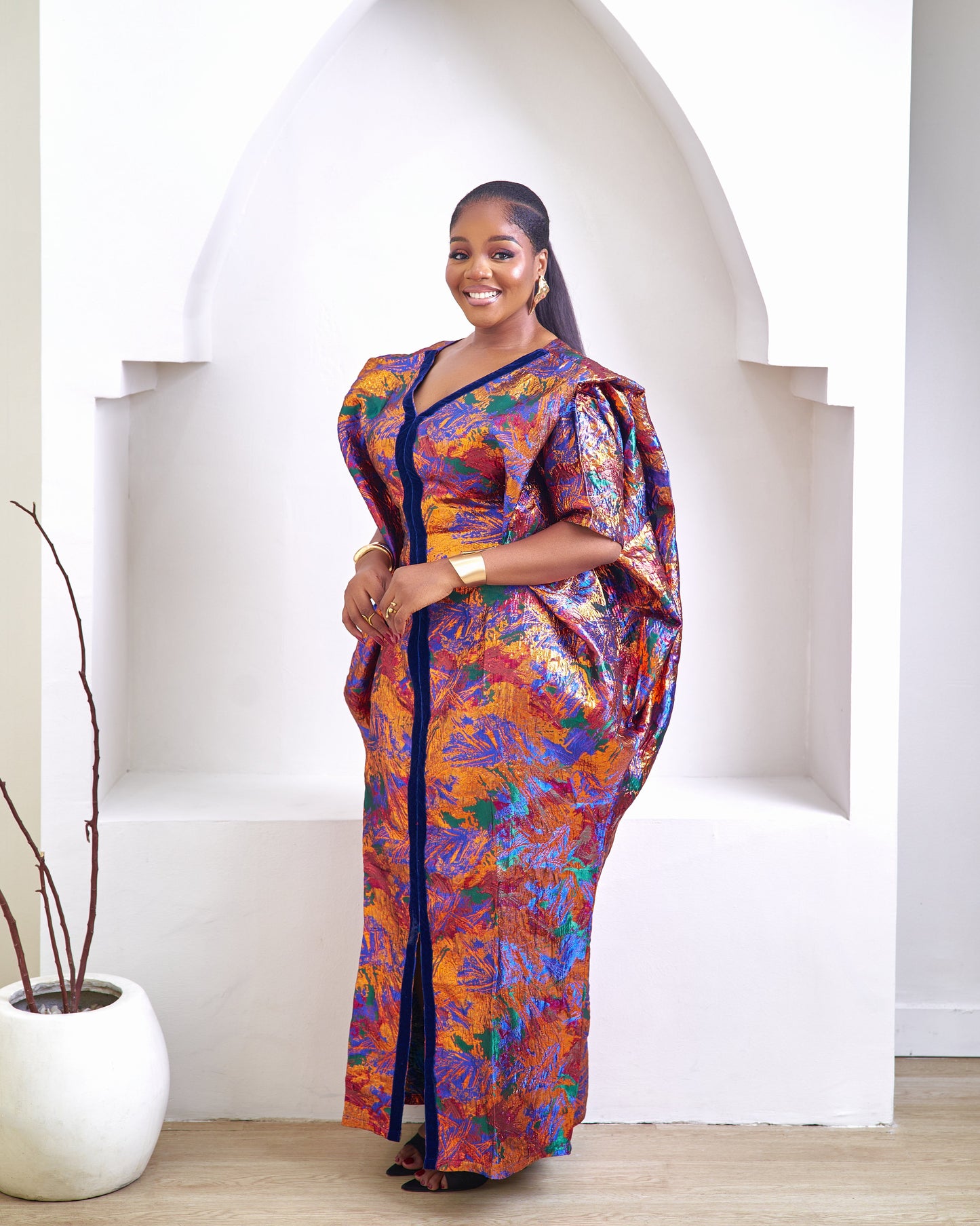 Jamila African Brocade Boubou