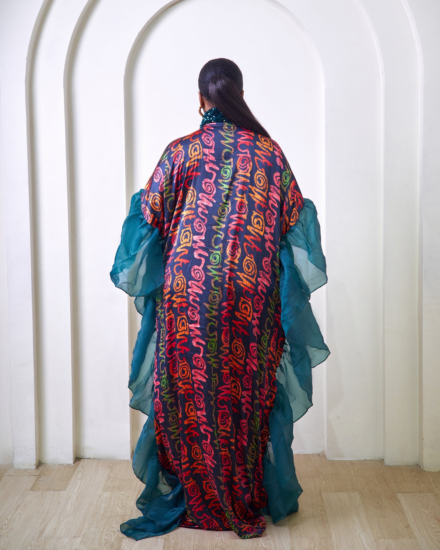 Adunni African Print Silk Boubou