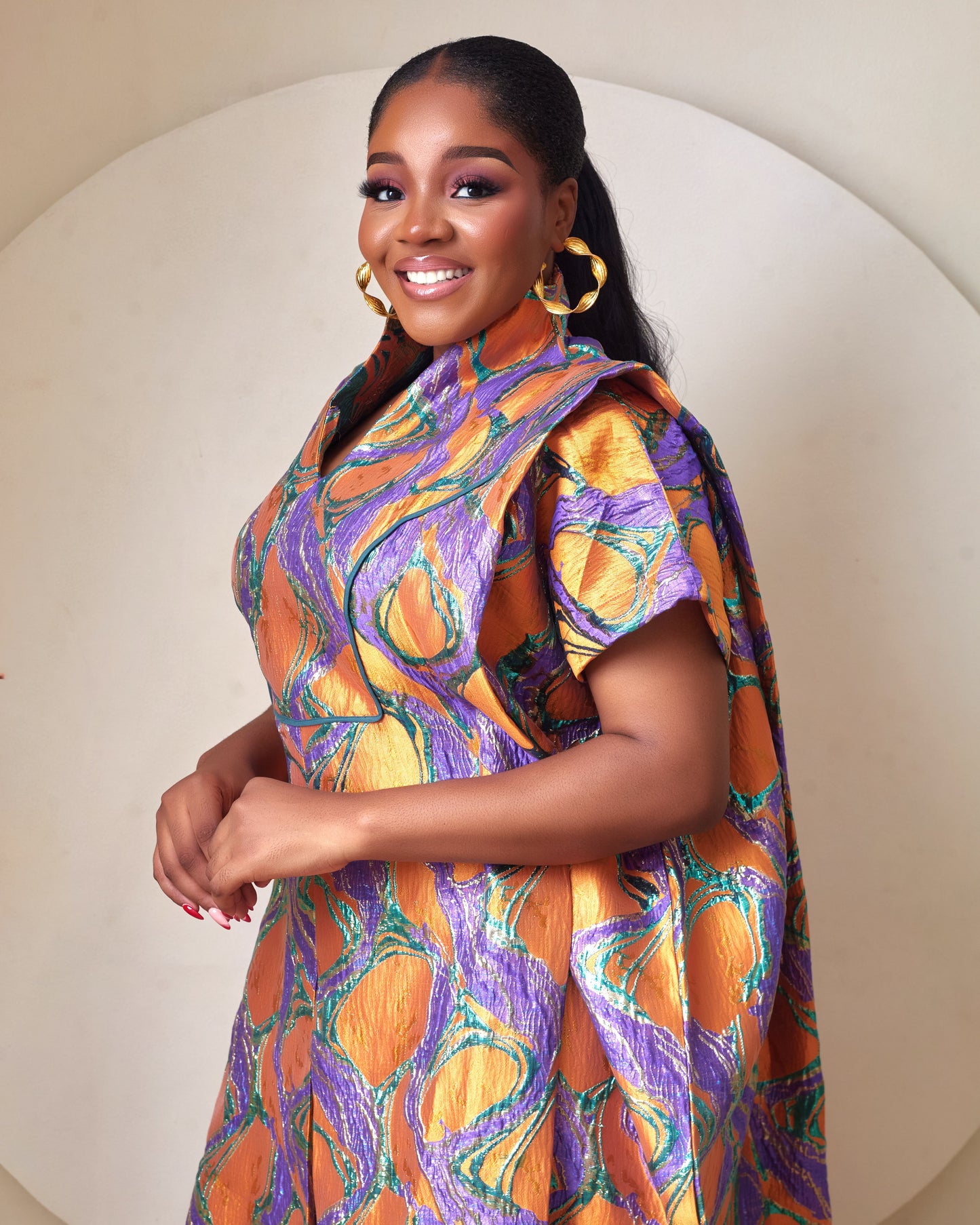 Loanna Damask African Boubou
