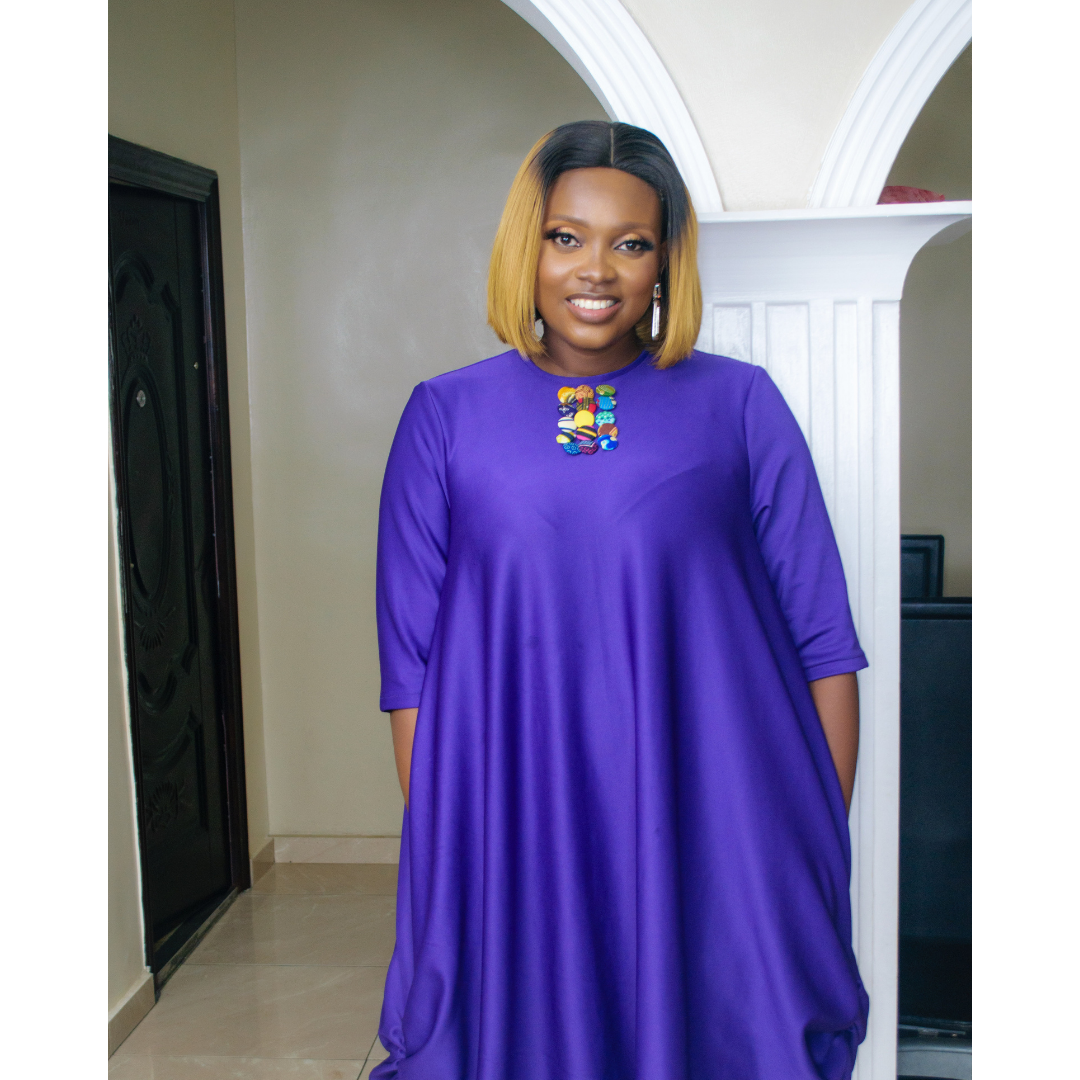 Vanessa short draped dress with sleeve