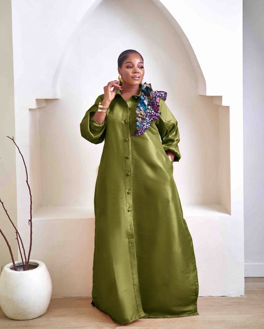 Adanna Lux African Elegant Maxi Dress