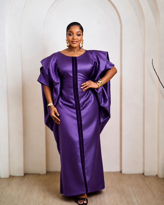 Sade Purple African Boubou