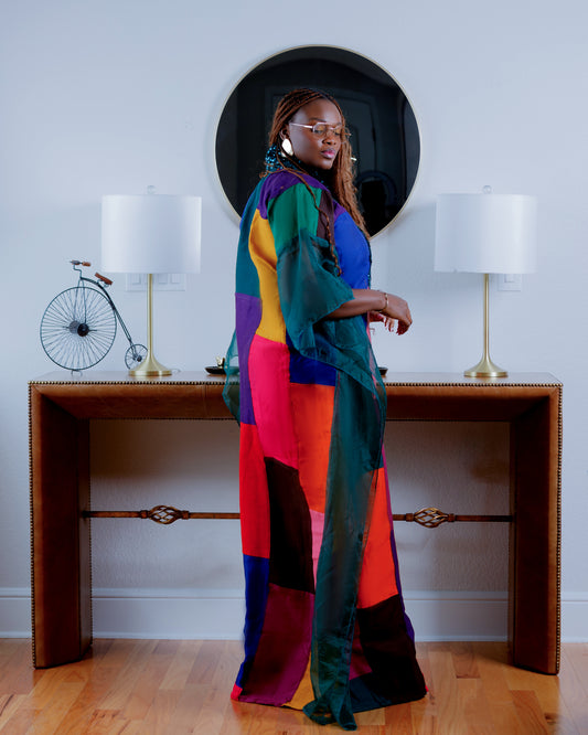 Adeyosola Aso Oke and Sequins Dress