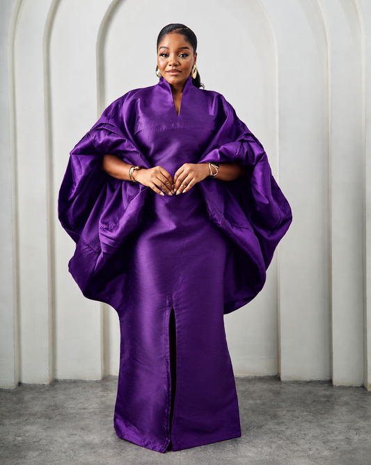 Eshe Purple African Luxury Boubou