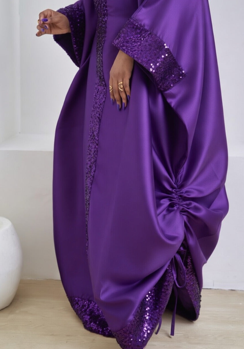 Asa Luxurious Purple African Boubou