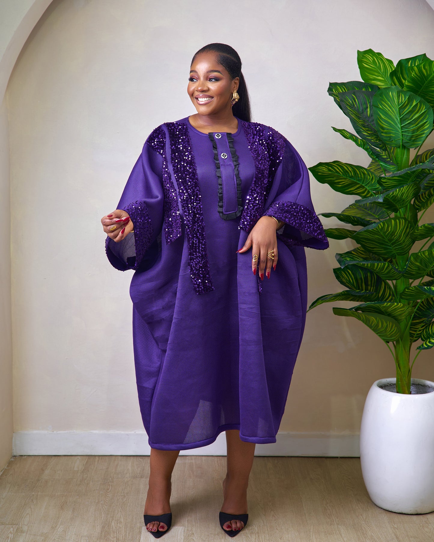 Bush Black Short Boubou