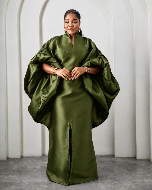 Eshe Green African Luxury Boubou
