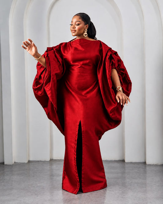 Seka Red African Maxi Boubou