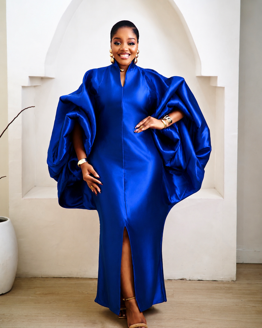 Nia Blue Luxury African Boubou