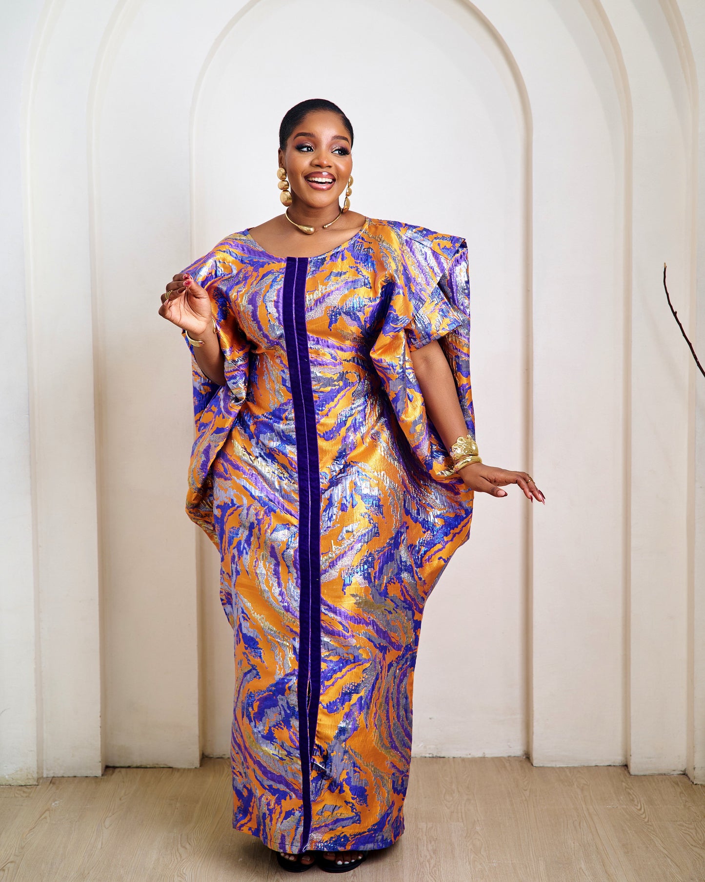 Uzuri African Brocade Boubou